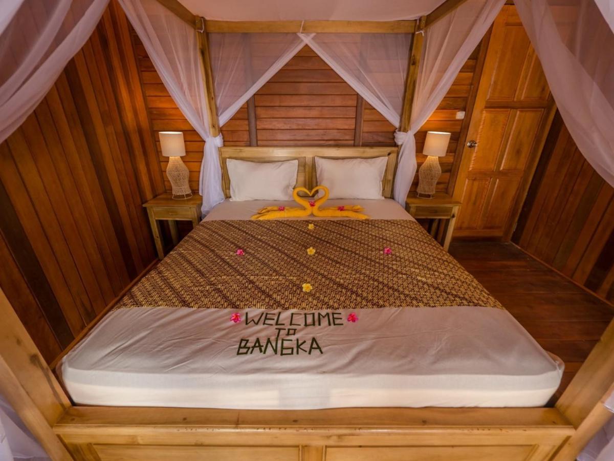 Bungalow 30 m² 1 phòng ngủ, 1 phòng tắm riêng ở Pulau Bangka Totohe Ngoại thất bức ảnh