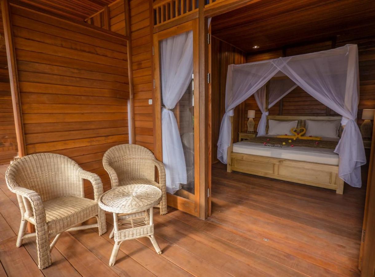 Bungalow 30 m² 1 phòng ngủ, 1 phòng tắm riêng ở Pulau Bangka Totohe Ngoại thất bức ảnh